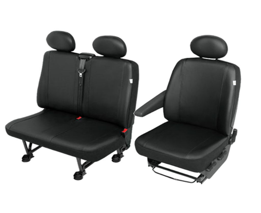 PEUGEOT Boxer Kunstleder Sitzbezüge Sitzschoner Set Fahrersitz + Doppelbank