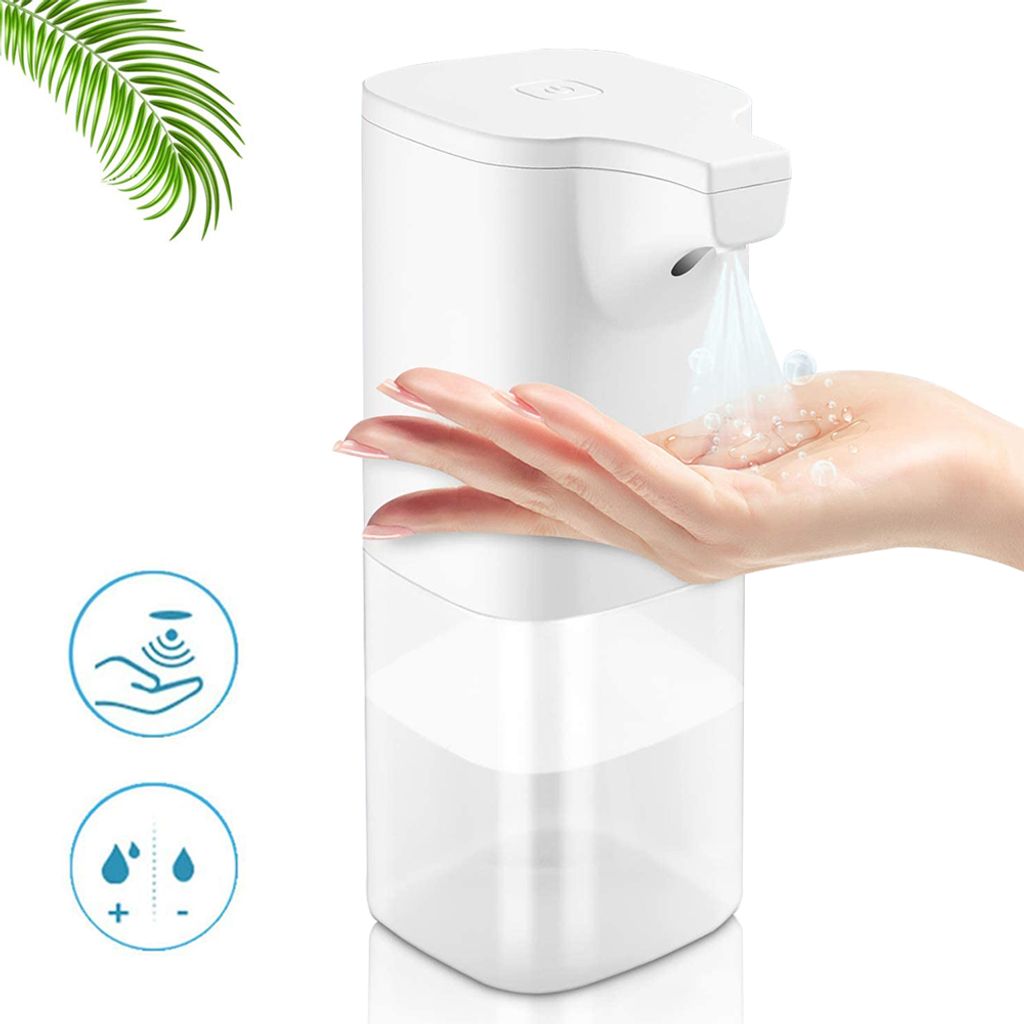 Krankenhäusern Restaurant FamBrow Automatisch Desinfektionsspender 500 ml Automatischer Seifenspender mit No-Touch Desinfektionsmittel Spender für Toiletten Hotels