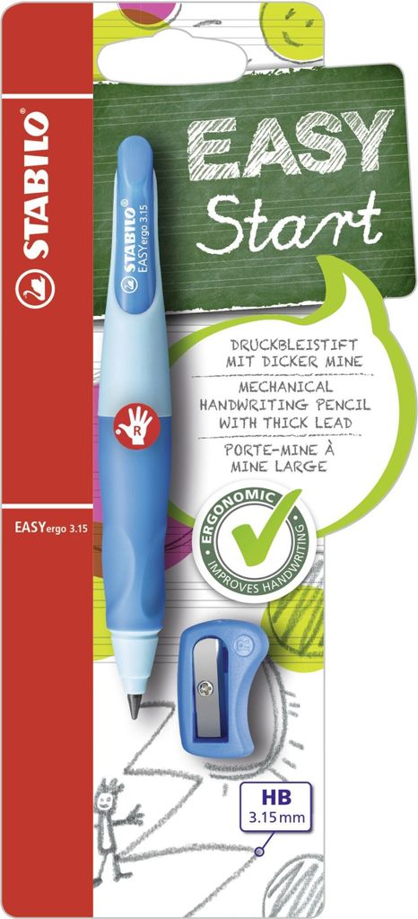 Ergonomická mechanická ceruzka pre pravákov - STABILO Obrázok produktu 