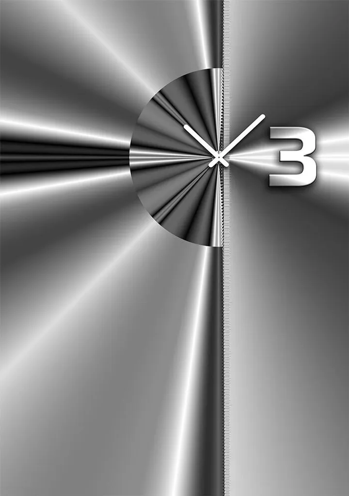 Orologio da Parete Design Dixtime 4320 35x50cm - Moderno e Silenzioso