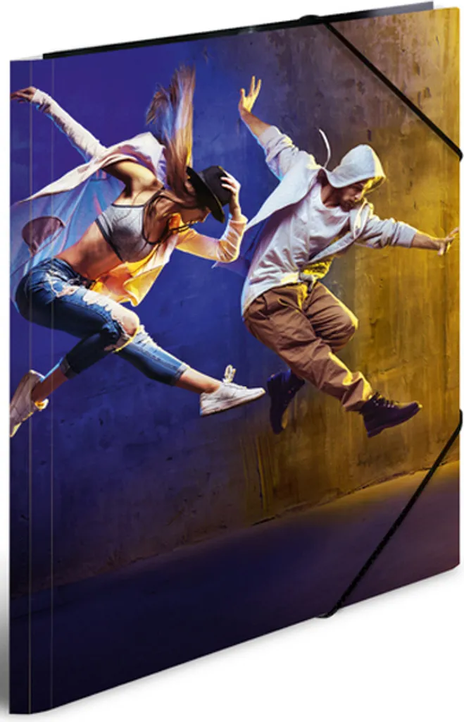 Porte-vue et chemise à élastiques HERMA Dance format A3 en carton