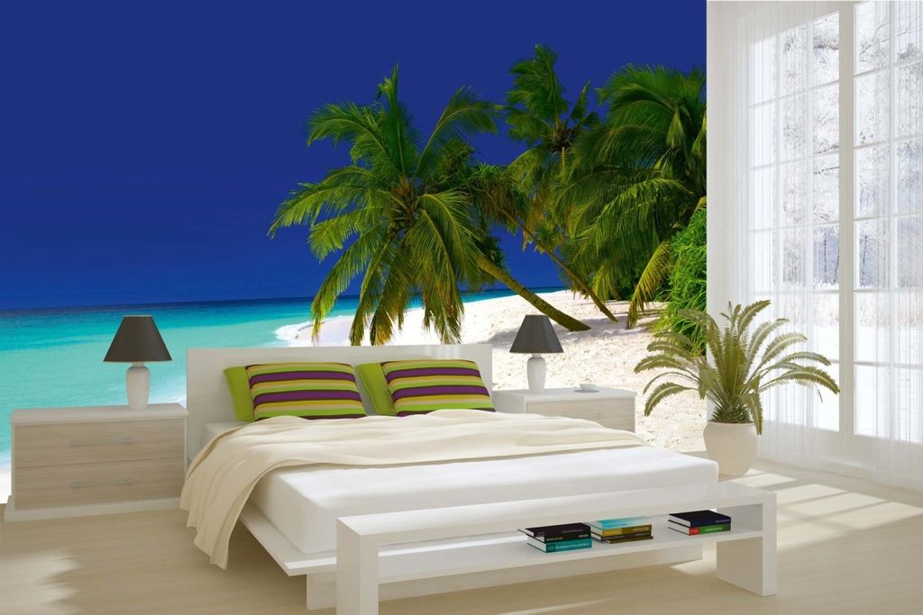 Vlies Fototapete BAA-ATOLL 375 x 250 cm (inkl. Kleister) - Vlies Tapete, Wandtapete, Wandbilder - Tapete für Wohnzimmer Schlafzimmer, Büro, Küch...