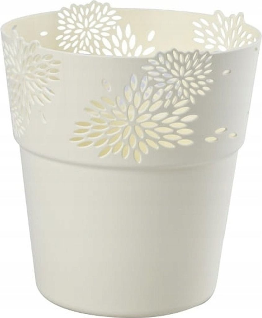 Aster Creme durchbrochene Hülle 13 cm