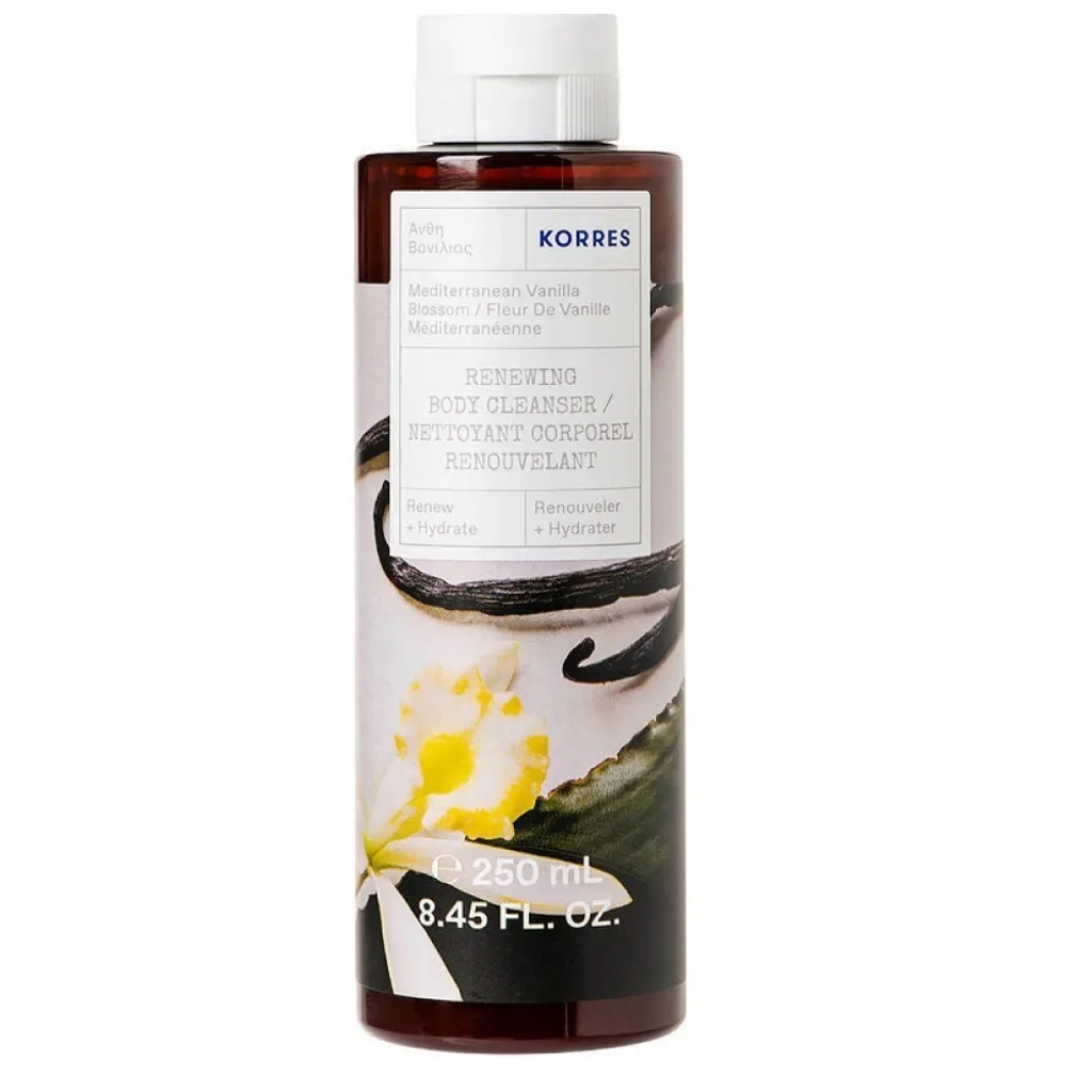 Nettoyant Corps Korres Vanille Méditerranéenne Formule Renouvelante 250 ml