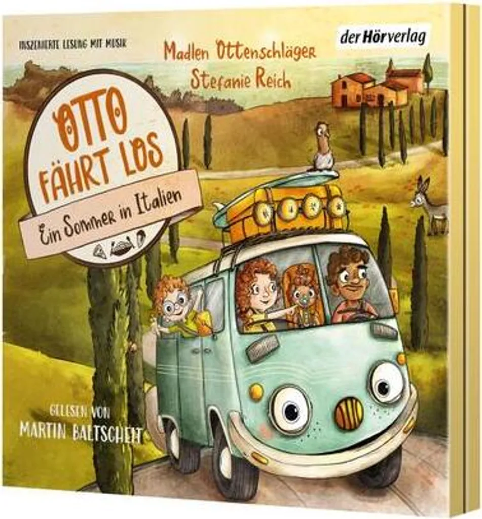 Livre Otto fährt los - Un été en Italie, album jeunesse pour voyager