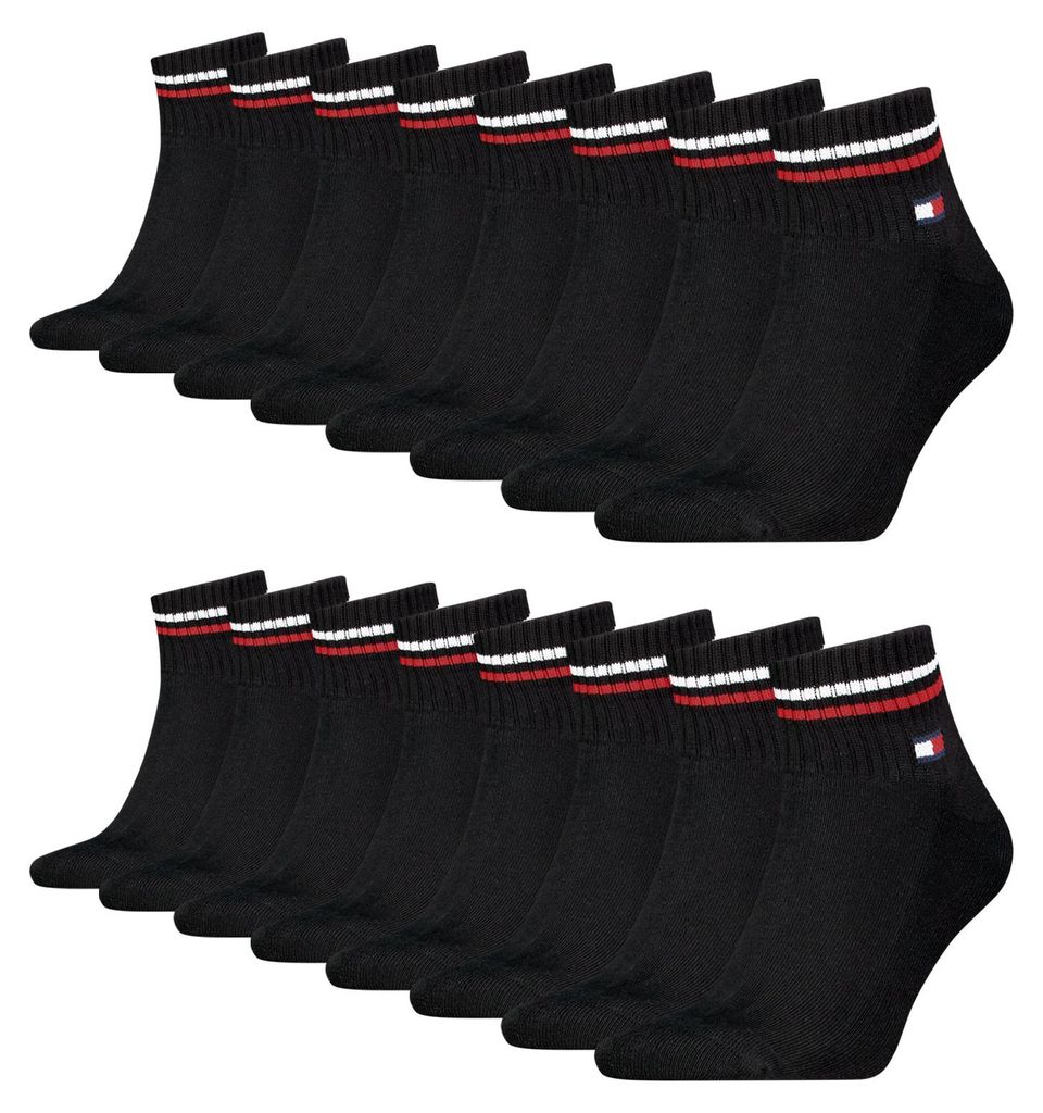8 Paar Tommy Jeans Herren Quarter Iconic Socken Produktbild 