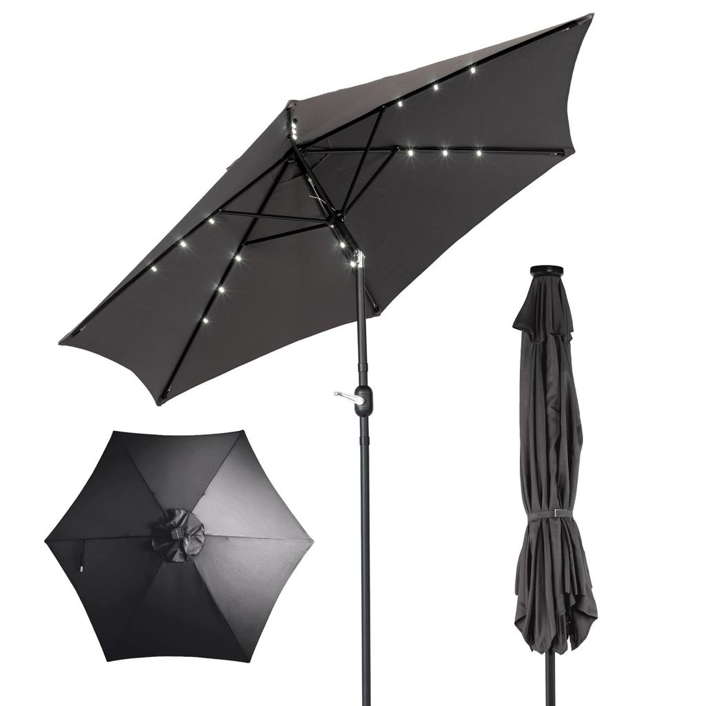 Ombrellone FCH, 266 cm di altezza, con illuminazione a LED Immagine del prodotto 