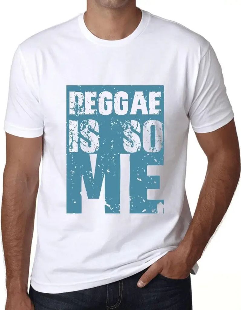 Herren Grafik T-Shirt Reggae ist so mein Ding – Reggae Is So Me – Öko-Verantwortlich Vintage Jahrgang Kurzarm Lustige Druck Geburtstag Geschen...