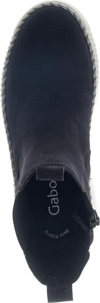 Gabor Chelsea Boot blau Rauhleder 38.5