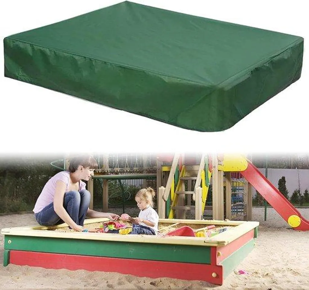 Bâche de piscine pour protéger du bac à sable et jardin 150 x 150 cm