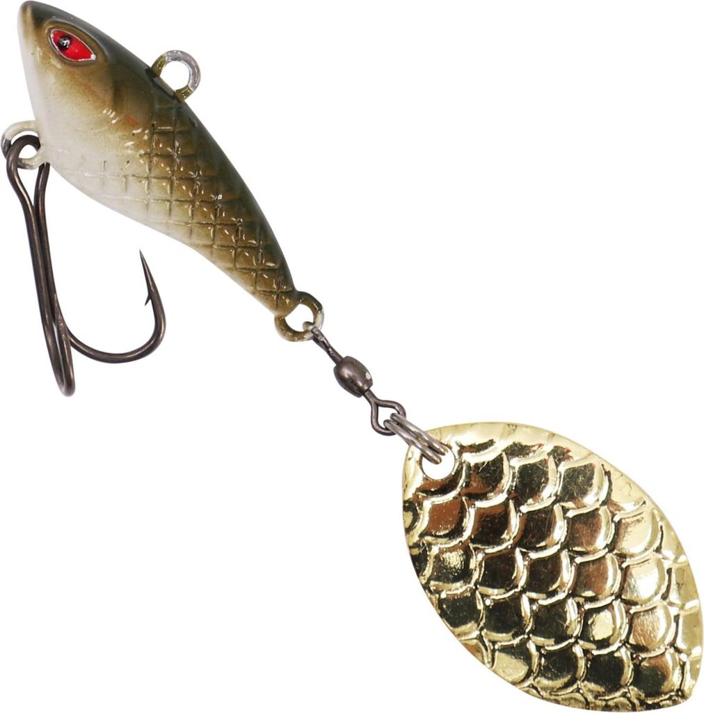1 x MIKADO M-Tail Spinner Jig Spinner Wobbler Hecht Barsch 6g-5,5cm DIRTY OLIVE