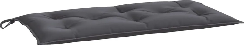 vidaXL Cuscino per panca da giardino antracite 110x50x7 cm Tessuto Oxford