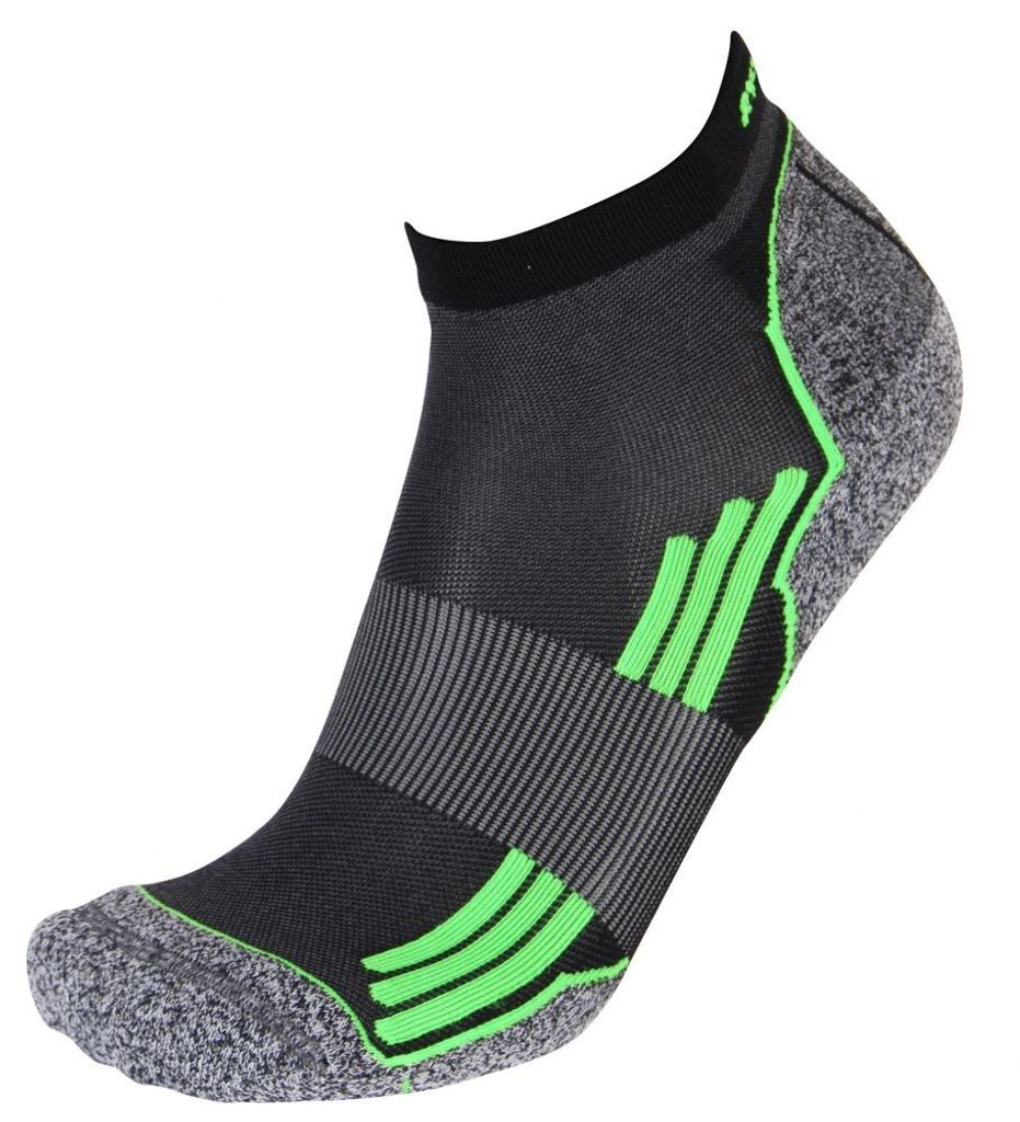 Rywan No Limit Running Socks schwarz-grün 35-37