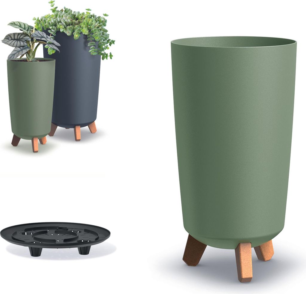 Prosperplast s.r.o. GRACIA TUBUS SLIM 19,5 cm, vert Image du produit 