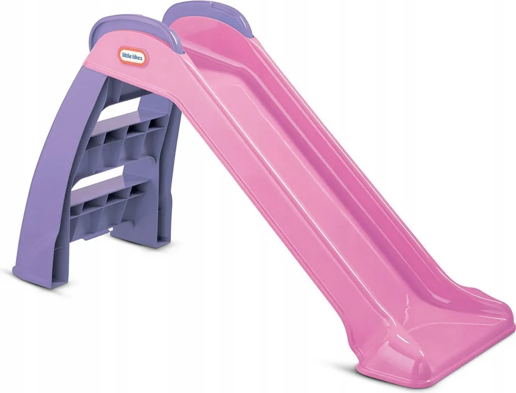 Little Tikes Primo Scivolo Rosa - Scivolo Pieghevole per Bambini 18m+