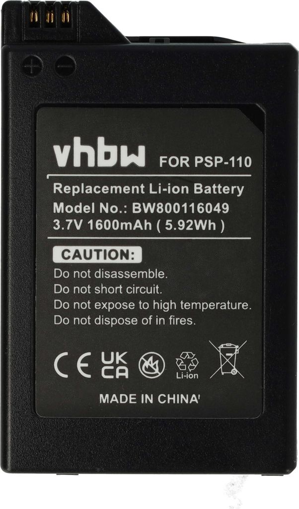 vhbw Akku kompatibel mit Playstation Portable PSP-1003, Produktbild 