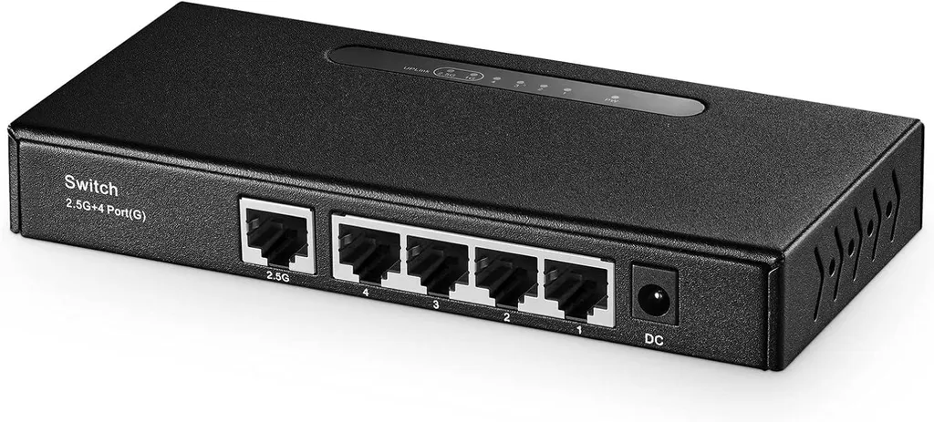 Switch Binardat 5 ports avec liaison montante 25G pour transfert de données
