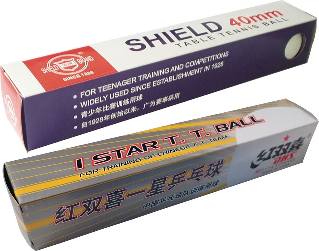 Shield G1801C-40K Tischtennisbälle