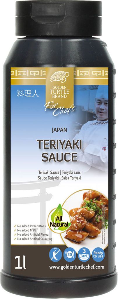 Golden Turtle Chef Teriyaki Sauce klassisch Japanisch 1000ml
