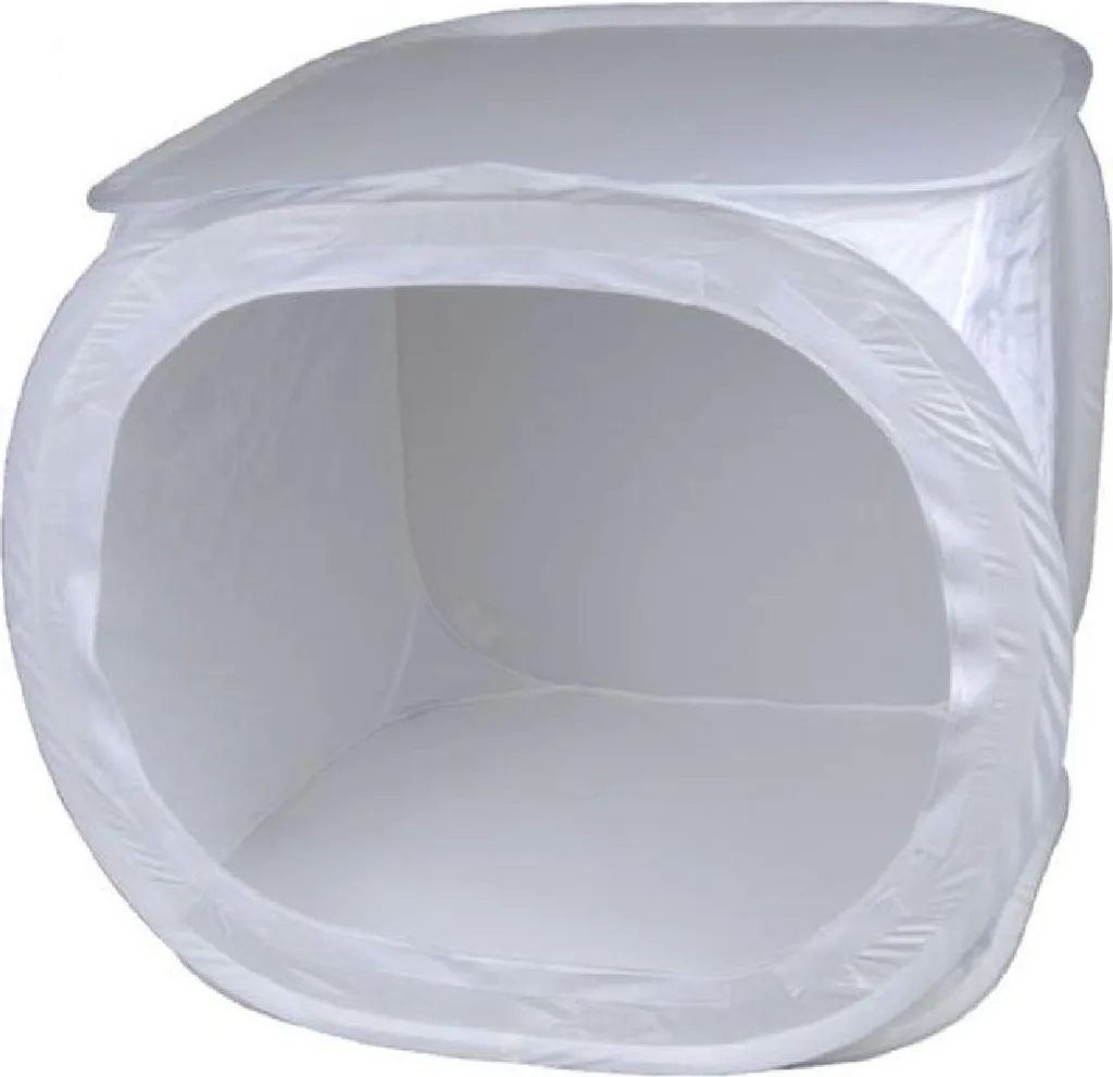 Studio photo pliable 60x60 cm et cube de diffusion pour objets pro