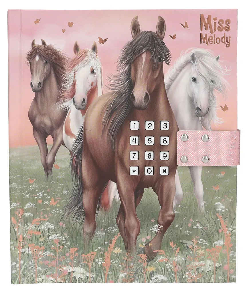 Protégez vos secrets : Journal intime Miss Melody à code secret et son