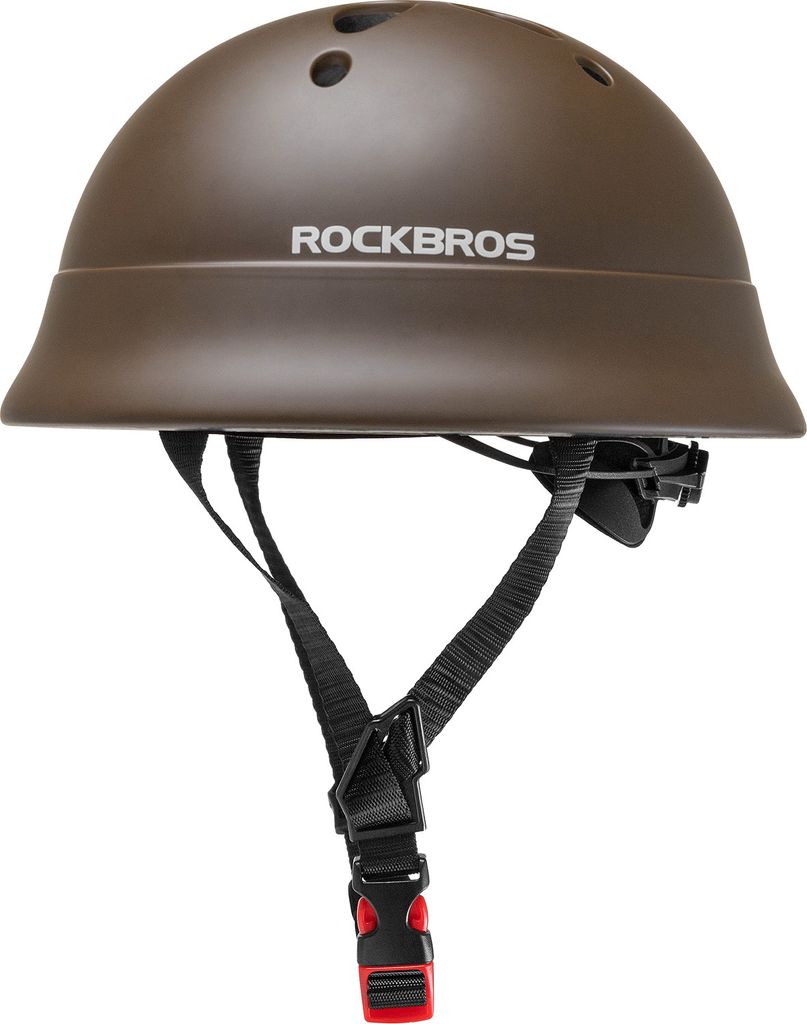 ROCKBROS Kinder Helm, Fahrradhelm für 2-5 Jahre, Kopfumfang 48-52 cm für Kleinkinder, braun