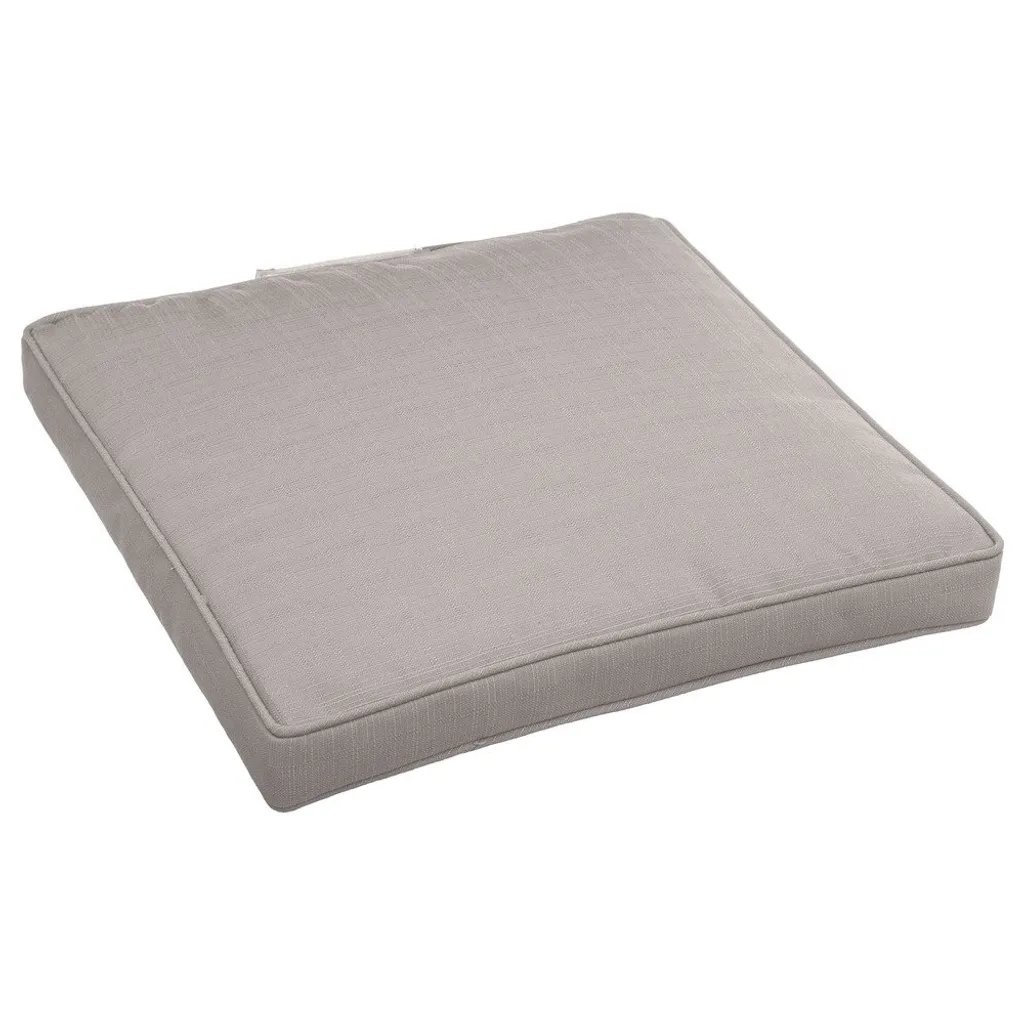 Coussin de chaise Korai Taupe 40x40 cm : fini les assises dures et glissantes