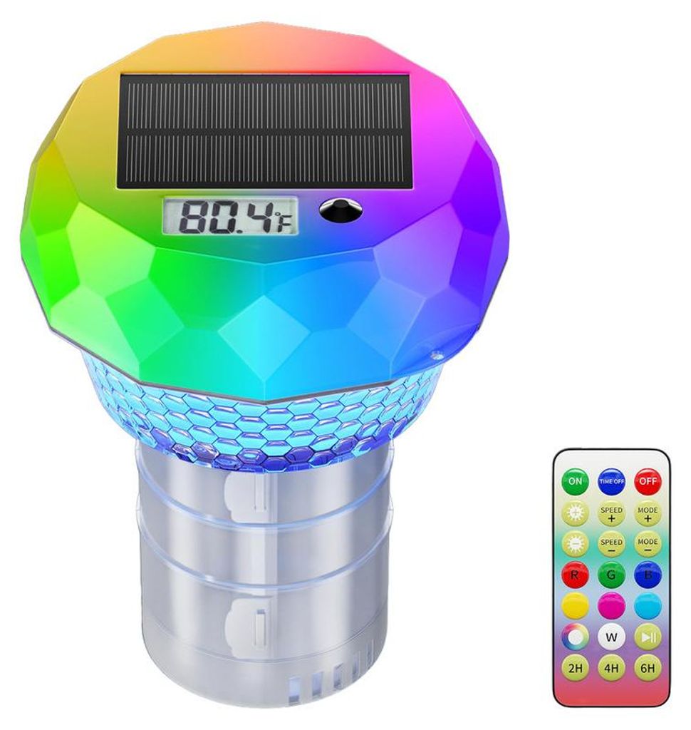 Digitales Solar Poolthermometer, schwimmendes Produktbild 