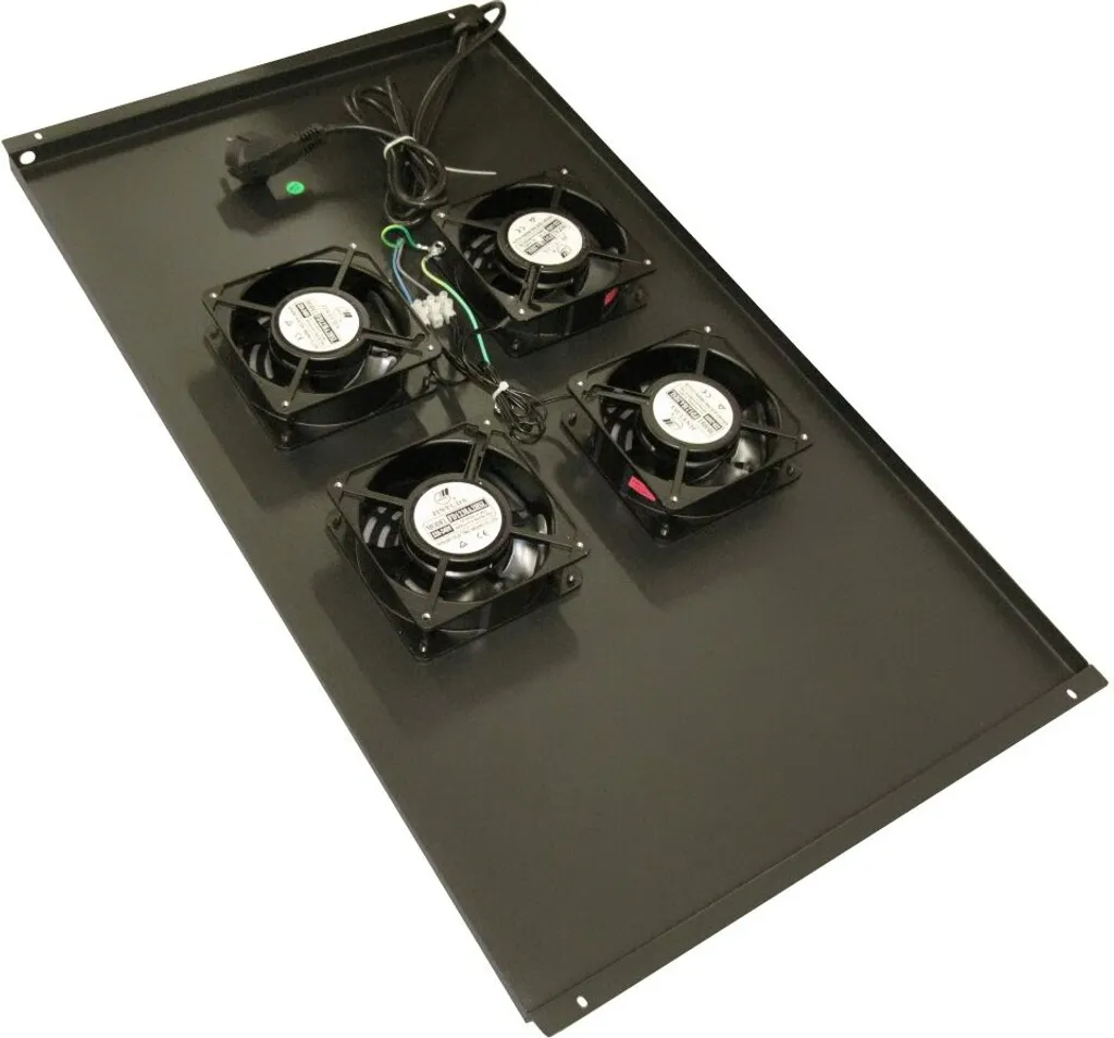 XtendLan ventilation rack ECO P1000 avec 4 ventilateurs noir
