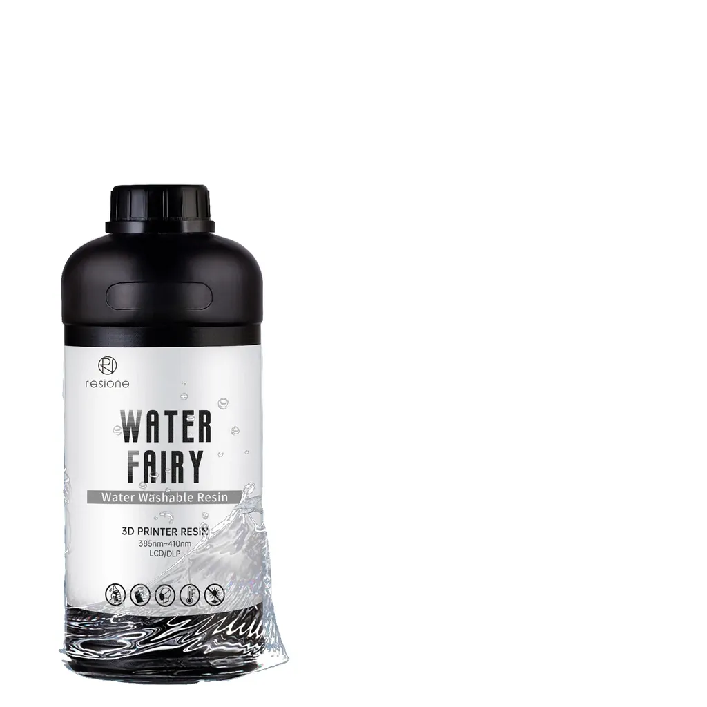 Résine d'impression 3D soluble dans l'eau Haute Précision Claire 1000g