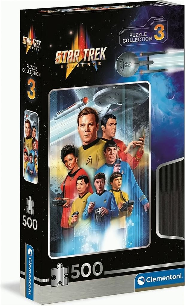 CLEMENTONI Star Trek puzzle 500 pièces Image du produit 