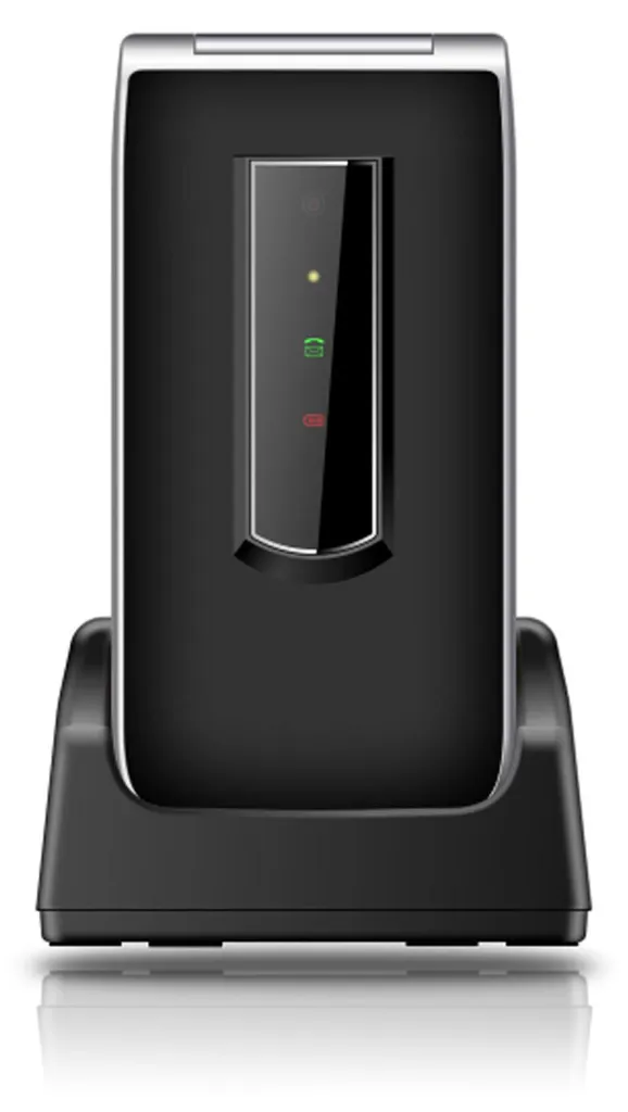 Bea-fon SL495 Senioren-Mobiltelefon ohne Netzteil - black silver (SL495_EU002BS)