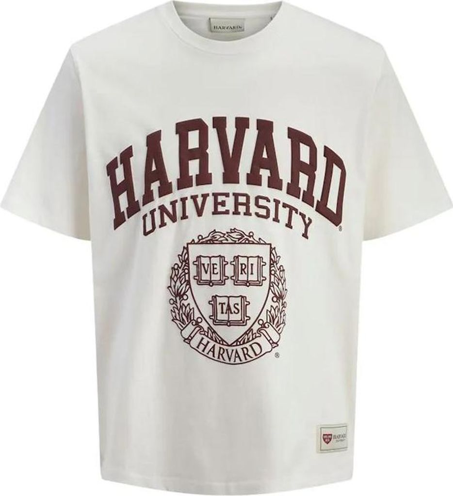 Jack & Jones Harvard Styd Kurzarm-t-shirt Weiß S Herren Weiß S