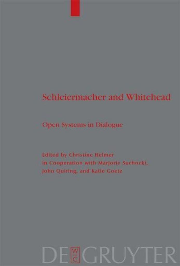 Schleiermacher and Whitehead