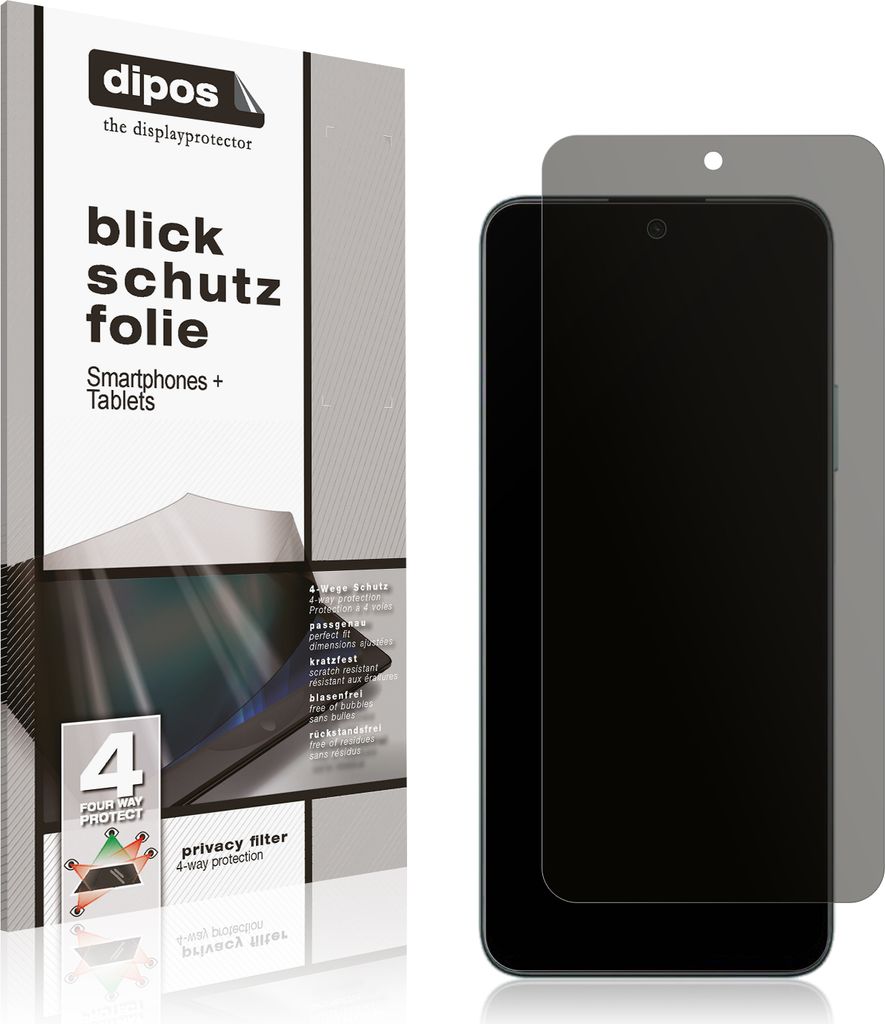 Blickschutzfolie für Huawei Honor 50 Plus matt Schutzfolie Folie Display Schutz dipos