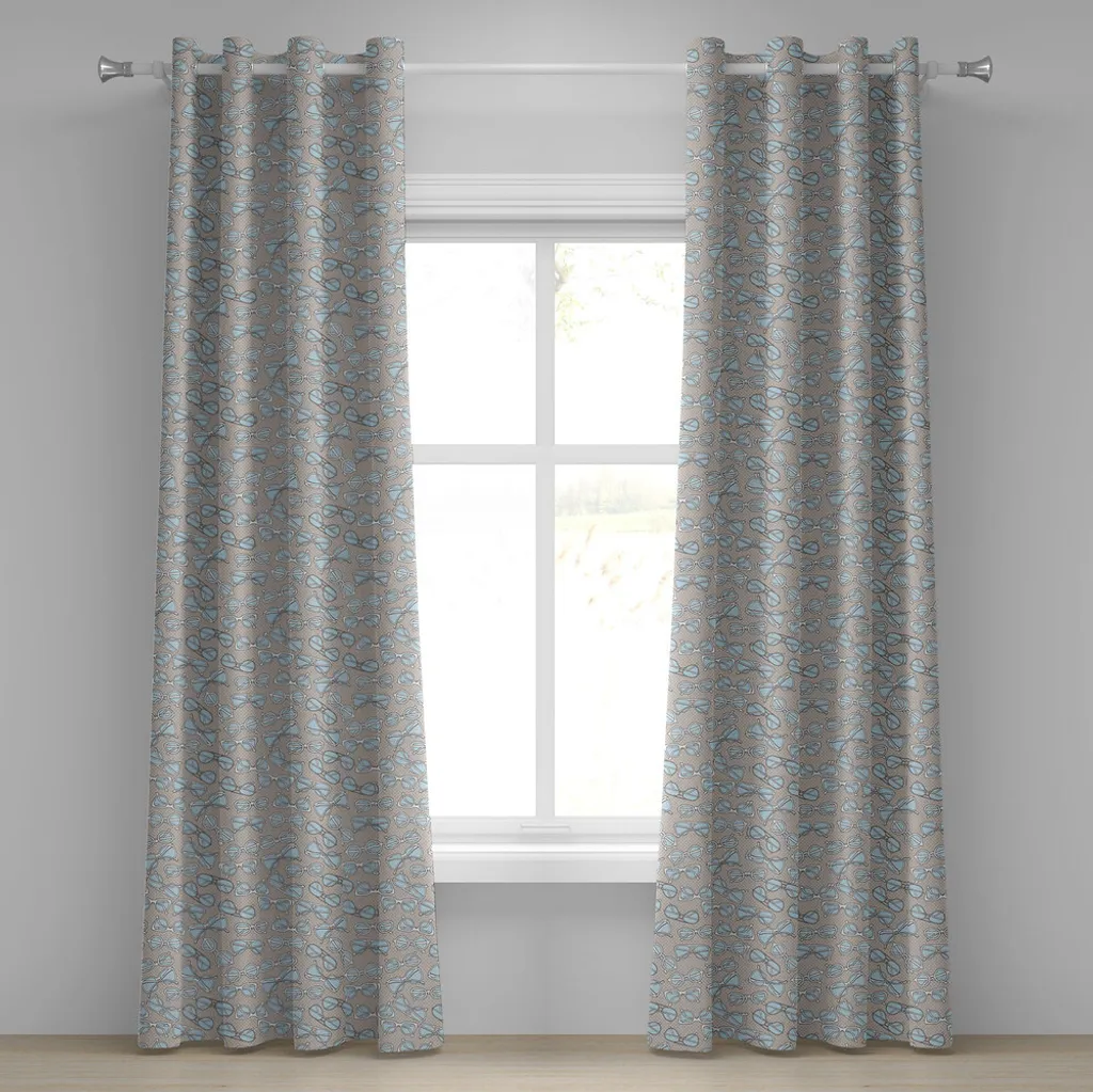 Tenda Occhiali Hippie ABAKUHAUS 2 Pannelli 280x225 - Decorazione Chic