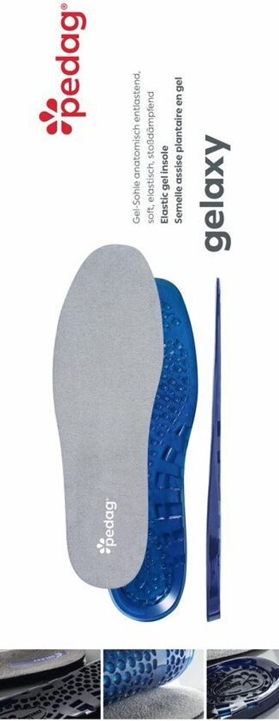pedag Galaxy Gel-Fußbettsohle, soft, elastisch und stoßdämpfend 40/41
