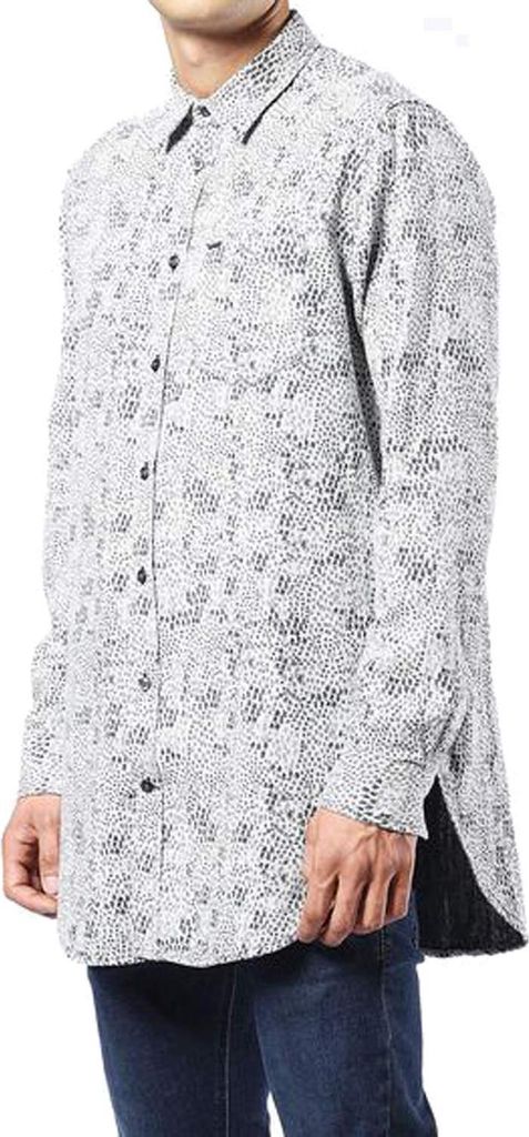 Diesel S-Filty CAMICIA Herren Hemd Weiß