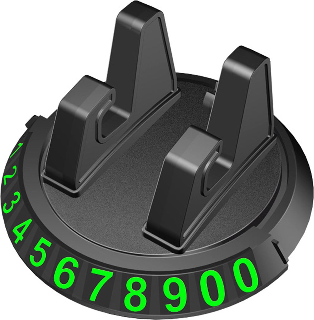Auto-Telefonhalter 360-Grad-Rotatable-Kleber-Basis Nicht-Schlupf-Soft Silicon Slot Safe Support Universal Temporary Parking GPS Navigation Bracket ...