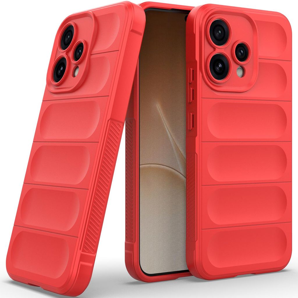 Handyhülle für Oppo Reno15 Weich TPU Silikon Stossfest Anti-rutsch Hülle Rot