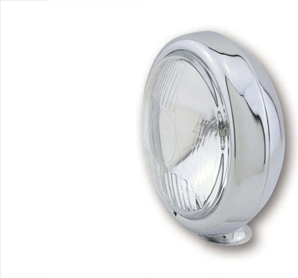 Phare Additionnel Plat HIGHSIDER 4.5" Chrome : Fini les routes sombres