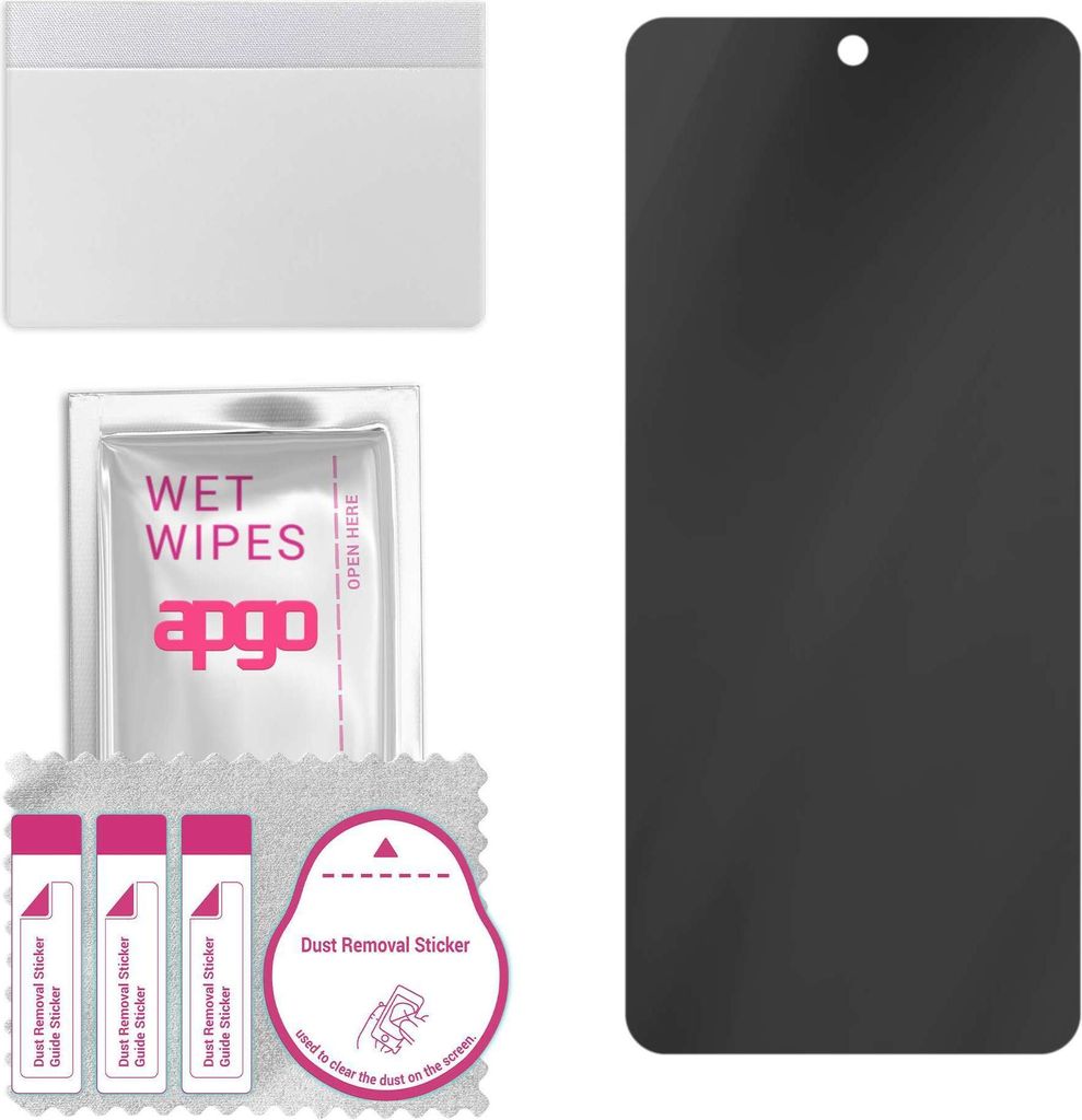 apgo Hybrid Privacy Schutzglas, Matt, kompatibel mit Redmi Note 10T 5G, Anti-Spy, toller Ersatz für Hartglas, kratzfester Displayschutzglas, Displ...