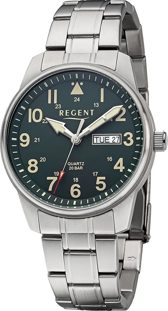 Orologio Uomo Regent Argento Metal D2URF1445 - Look Business Casual
