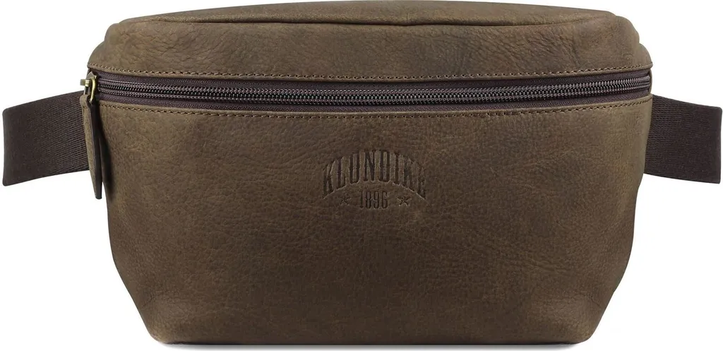 Marsupio in Cuoio Marrone KLONDIKE 1896 Owen | Borsa Uomo Tracolla