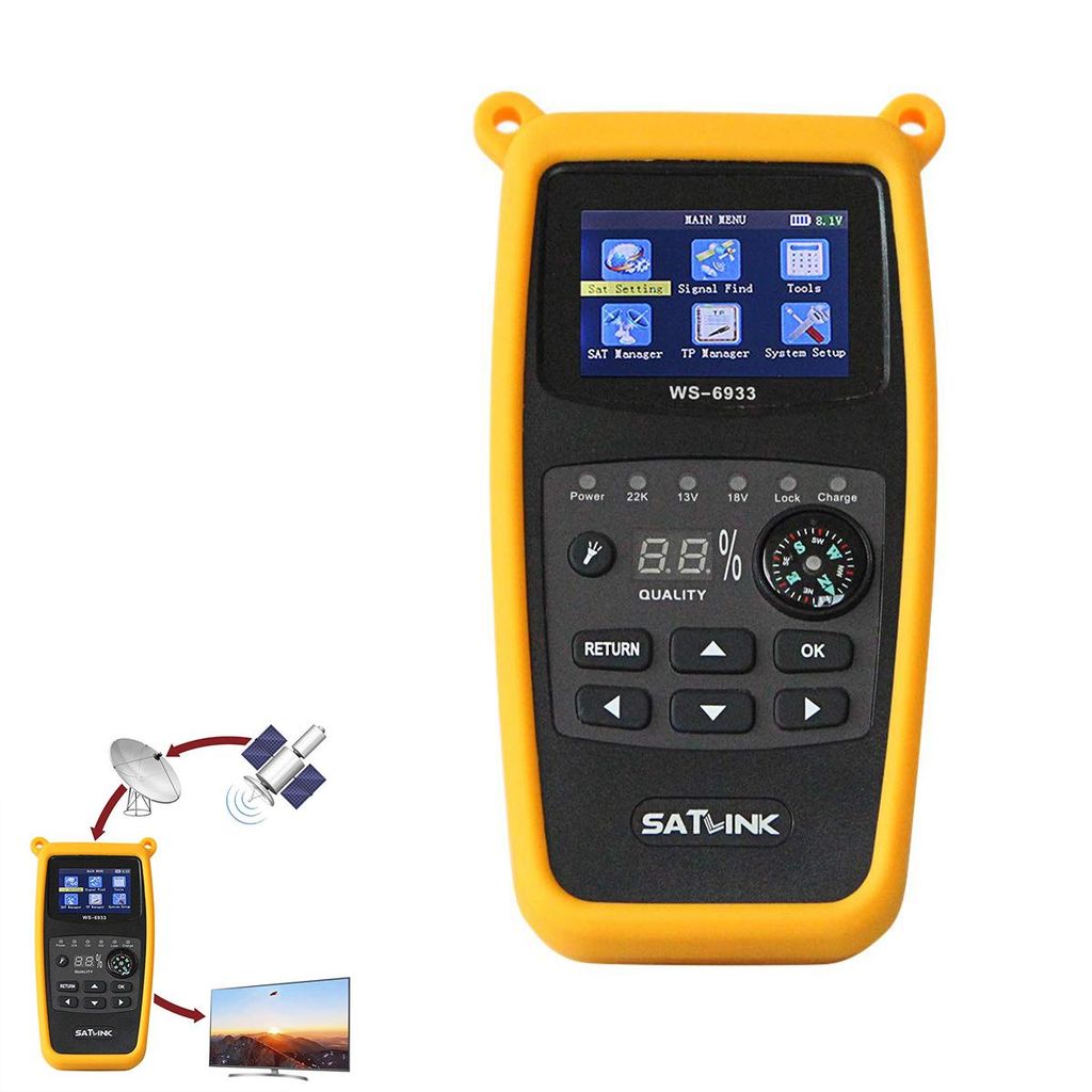 WS-6933 Satelliten Finder DVB-S/S2, Handheld Sat-Finder, Produktbild 