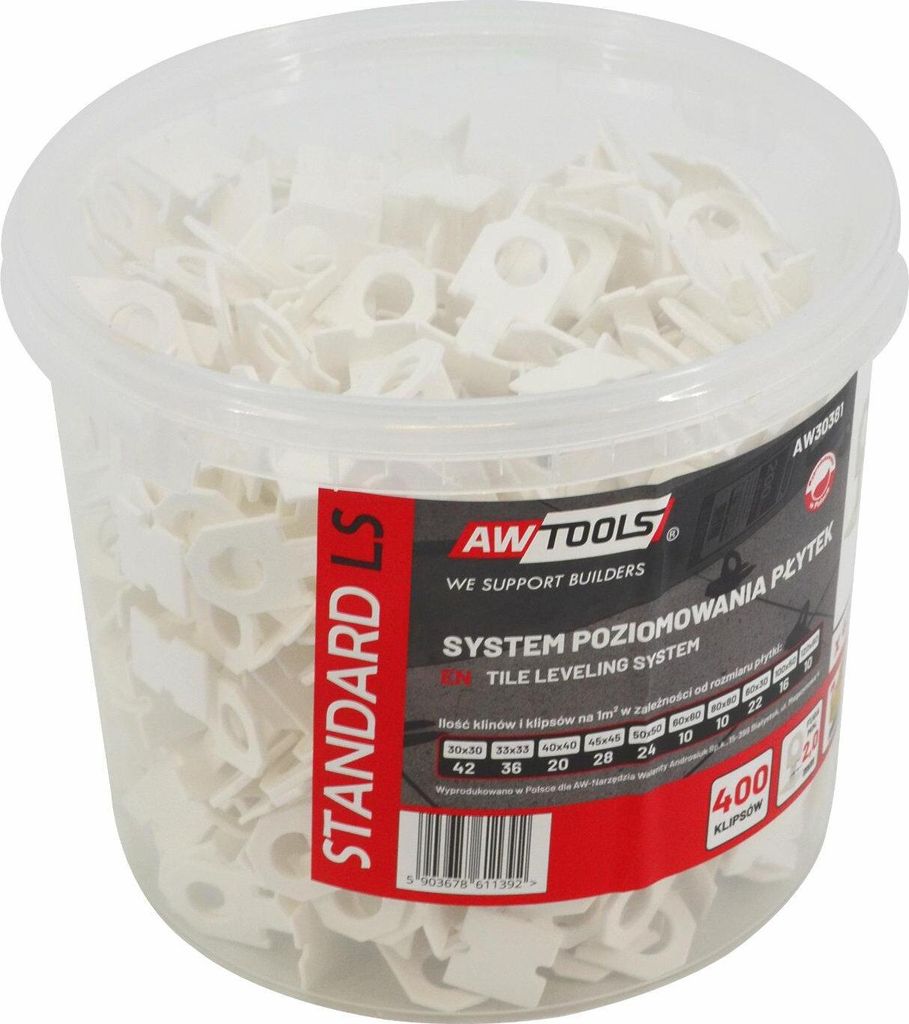 Awtools system poziomowania płytek standard 2,0mm - 7-15mm Produktbild 