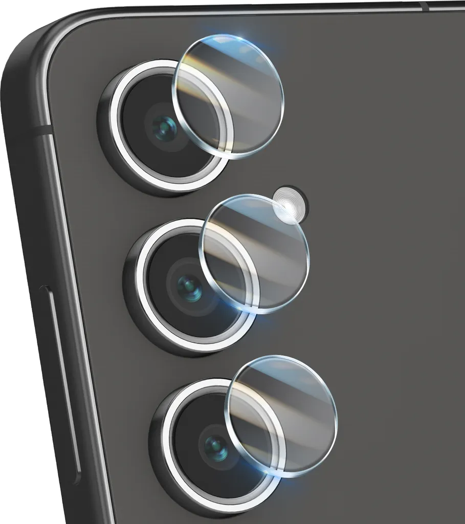 3mk Lens Protection per Galaxy S24 FE - Vetro Ibrido Anti-Graffio 6H - 4