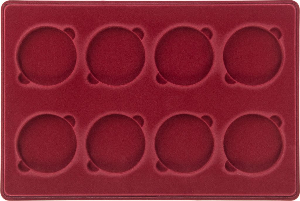 MC.Sammler Münzentableau Münztableau mit Schutzdeckel für 8 Produktbild 