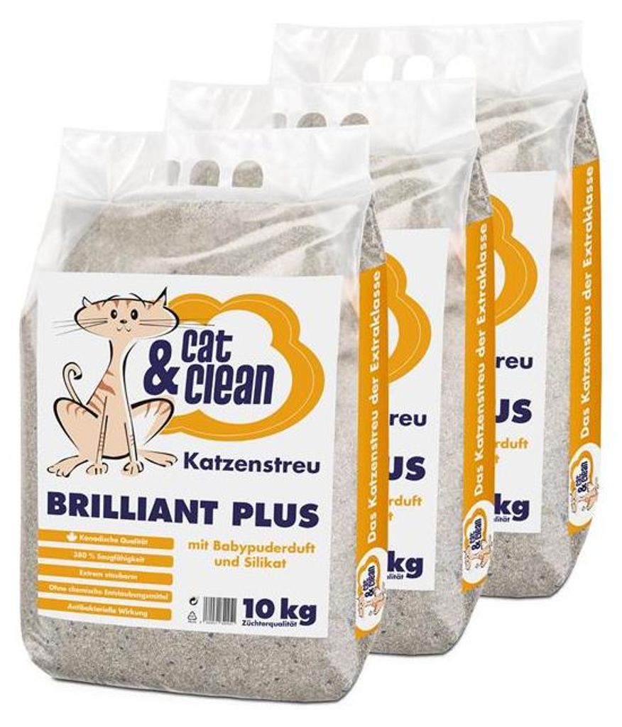 Cat&Clean® Brilliant Plus mit Babypuderduft und Silikat (30 Produktbild 