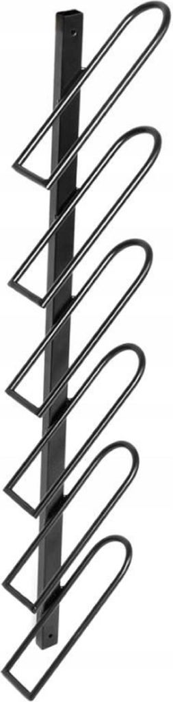 Weinregal, für 6 Flaschen, Flaschenregal, Weinlagerung, Wandweinregal, Loft-Stil Hausbar, Metall, Schwarz Höhe 100 cm, Wandmontage, schräge Regale